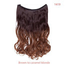 Mega Hair Invisível - Aplique de Cabelos Cacheados