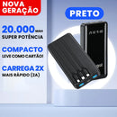 Carregador Portátil 20000mAh Design Único e Compacto Bateria de Grande Duração Para Aventuras ao Ar Livre e Emergências  Avence Atacado - ultimas UNIDADES 🔥