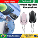Mini Power Bank 1500mAh, Carregador Portátil Multifuncional em Formato de Chaveiro para iPhone, Carregador de Emergência Avence Atacado - ultimas UNIDADES 🔥